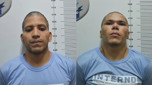 Detentos fugiram por telhado de presídio e usaram chave para cortar arame Detentos fugiram por telhado de presídio e usaram chave para cortar arame