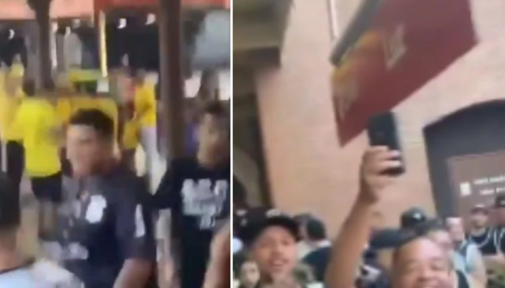 VÍDEO: Torcedores do Corinthians hostilizam apoiadores de Bolsonaro em metrô de SP VÍDEO: Torcedores do Corinthians hostilizam apoiadores de Bolsonaro em metrô de SP
