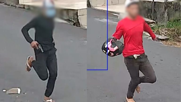 VÍDEOS: Após tentativa de assalto dar errado, ladrão sem mãos é visto fugindo com comparsa, em Manaus
