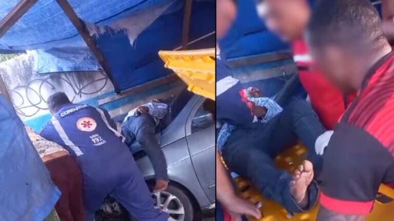 VÍDEO: Motorista atropela idoso em calçada e foge do flagrante, em Manaus VÍDEO: Motorista atropela idoso em calçada e foge do flagrante, em Manaus
