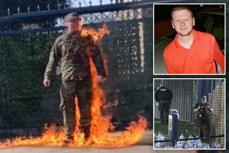 VÍDEO: Americano ateia fogo no próprio corpo em frente à embaixada de Israel: “Palestina livre!”
