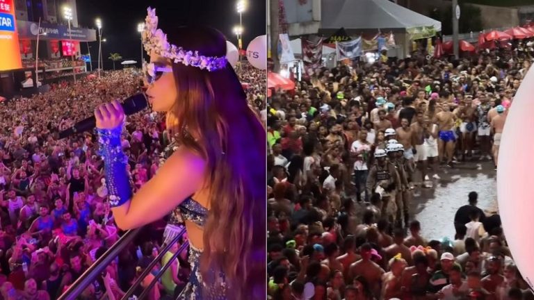 VÍDEO: “Polícia, pega esse safado”, diz Anitta ao interromper trio no carnaval