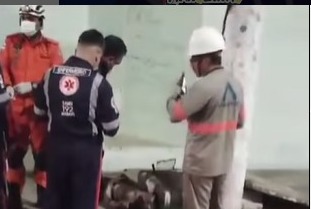Vídeo: homem morre eletrocutado ao tentar roubar fios de alta tensão em Manaus