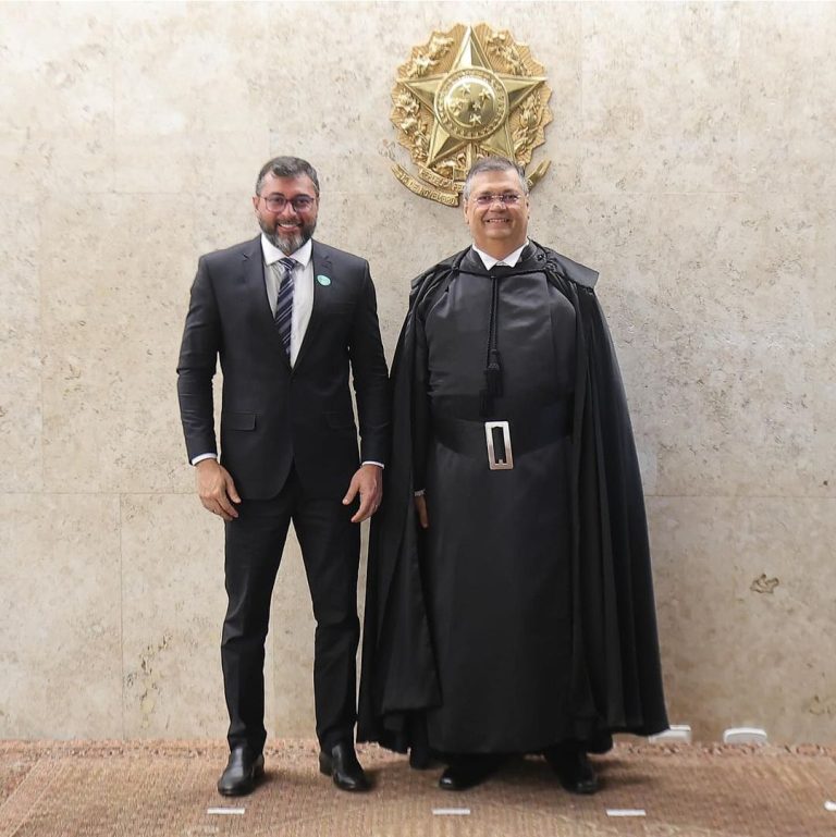 No STF, Wilson Lima participa da posse do ministro Flávio Dino