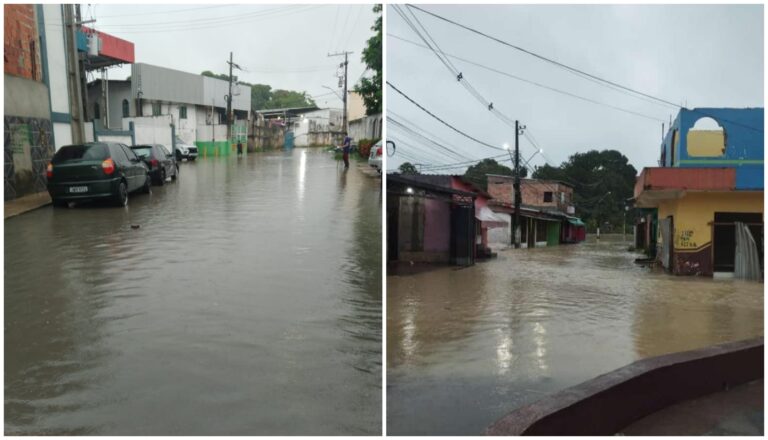 VÍDEOS: Chuva intensa causa alagamentos e prejuízos em Manaus nesta quinta (1º/02)