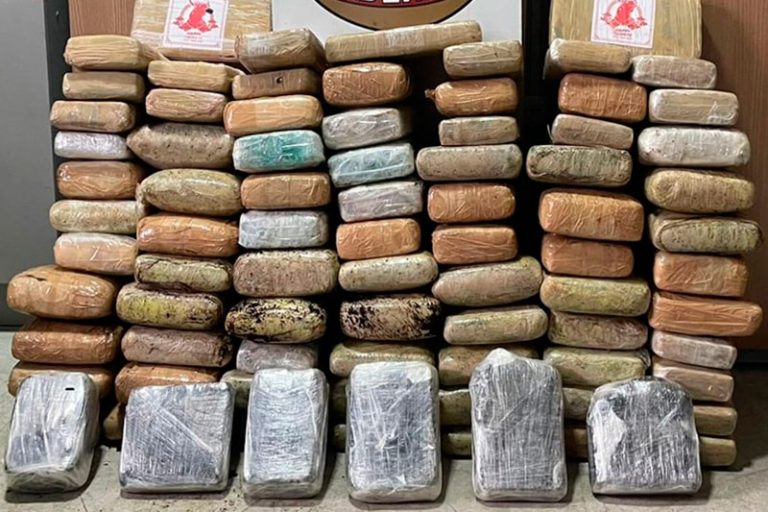 AM: Polícia Federal apreende 96 quilos de drogas em balsa