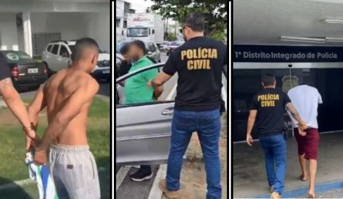 VÍDEOS: ‘Pinguelão’, ‘Secreta’ e ‘Gordinho’ são presos por envolvimento em assaltos a ônibus, em Manaus