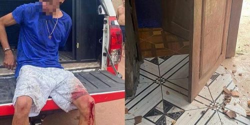VÍDEO: Suspeito de roubo cai de cima do telhado durante fuga, no Pará VÍDEO: Suspeito de roubo cai de cima do telhado durante fuga, no Pará