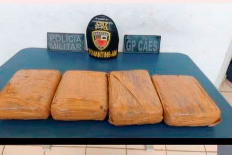 Mulher é presa com quatro pacotes de maconha dentro de embarcação em Tonantins