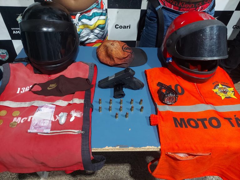 Em Coari, assalto é frustrado pela PM e quatro homens são presos