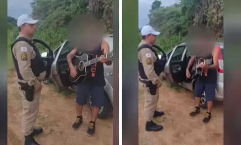 “Seu guarda, eu não sou vagabundo”, canta motorista embriagado em abordagem policial