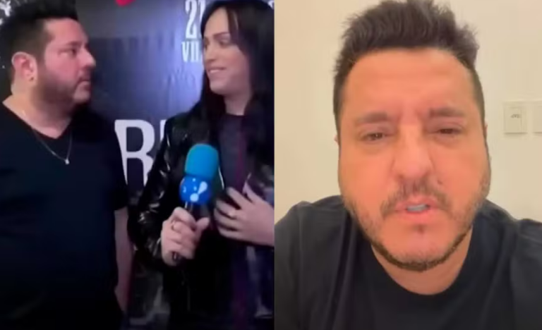 Veja momento que cantor Bruno, da dupla com Marrone, faz pergunta grotesca a repórter trans