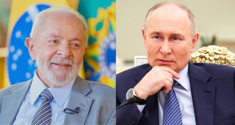 Presidente Lula enviou carta a Putin cumprimentando pela vitória na eleição, diz site