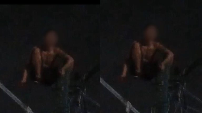 VÍDEOS: Supostamente sob efeito de drogas, homem sobe em poste de Manaus