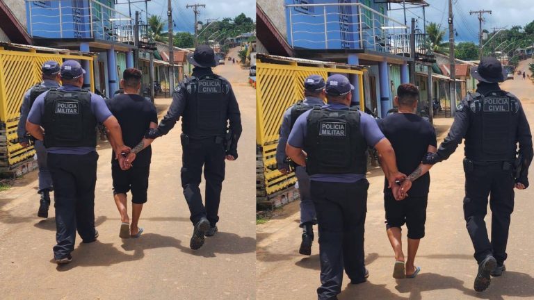 Dupla é presa com drogas e armas durante operação em Pauini, no AM