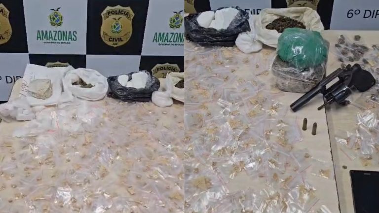VÍDEO: Laboratório de drogas é desarticulado no São José Operário, em Manaus