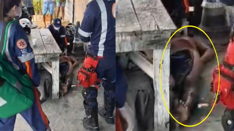 VÍDEO: Homem é espancado e encontrado agonizando em sarjeta de Manaus