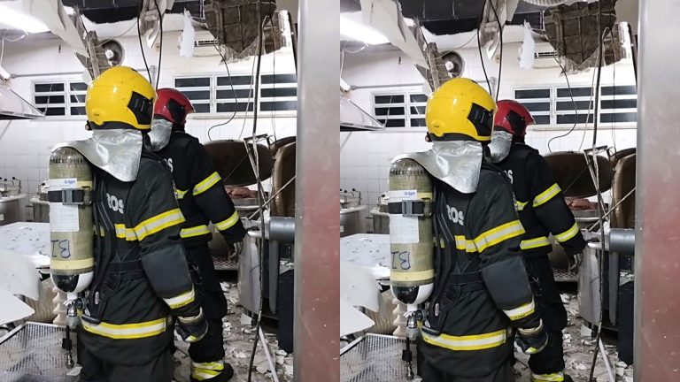 Homem sofre queimadura após explosão de panela de pressão industrial, em Manaus