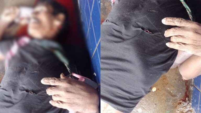VÍDEO: Em meio à poça de sangue, homem é encontrado morto perto da estação de ônibus, em Manaus