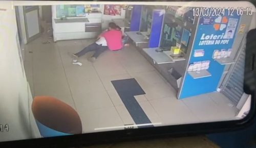 VÍDEO: Dono de loteria morre após tentar proteger o filho durante assalto, em Teresina
