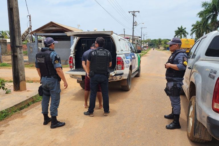 Em Pauini, homem é preso por tentar matar a esposa com golpes de faca