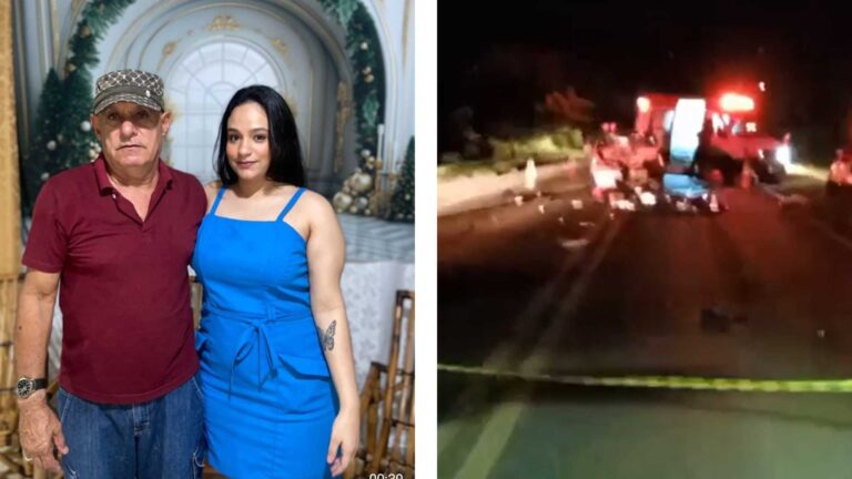 VÍDEO: Pai faz live de acidente de trânsito que matou a própria filha, no Paraná