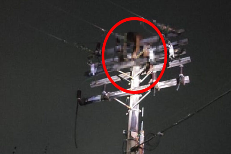 Em Manaus, homem toma choque e morre após subir em poste de energia