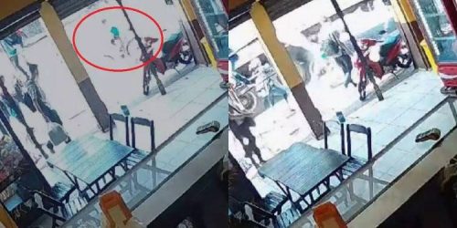 Câmera grava momento em que mãe e bebê são arrastados por caminhão, em Belém