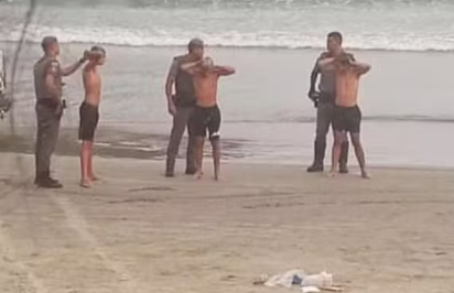 VÍDEO: Adolescentes sequestram família de turistas em praia do litoral de SP