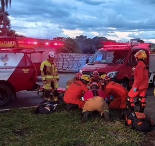 Criança é atropelada após ajudar idosos a atravessar avenida no DF