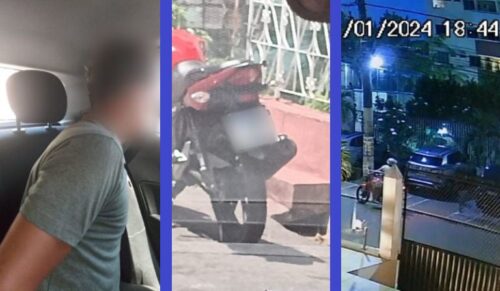 VÍDEO: Assaltante que roubou celular e atirou na perna de mulher é preso, em Manaus