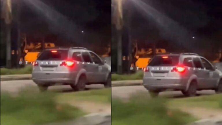 VÍDEO: Carro é flagrado trafegando na contramão no Rapidão, em Manaus