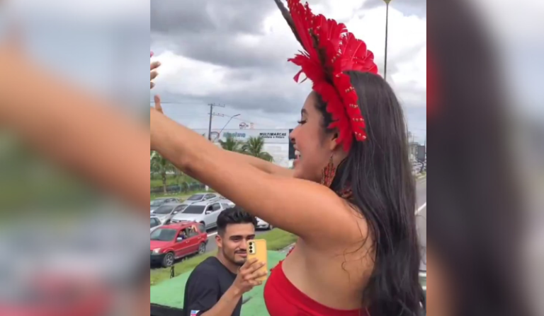 VÍDEOS: Carreata em homenagem a Isabelle Nogueira reúne multidão em Manaus