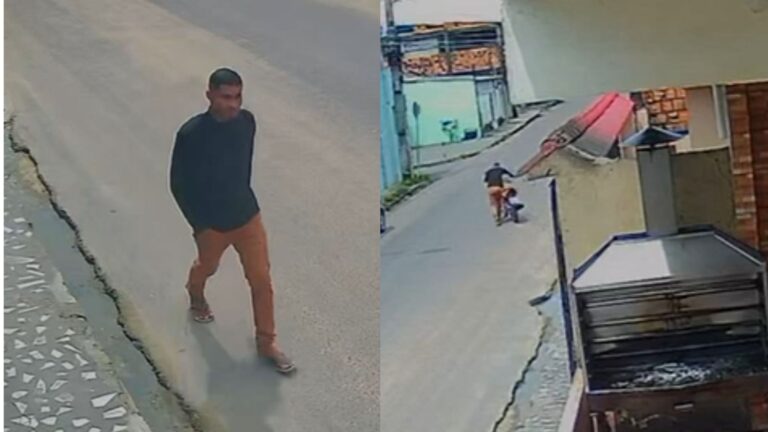 VÍDEOS: Homem é flagrado furtando moto estacionada em frente de residência, em Manaus