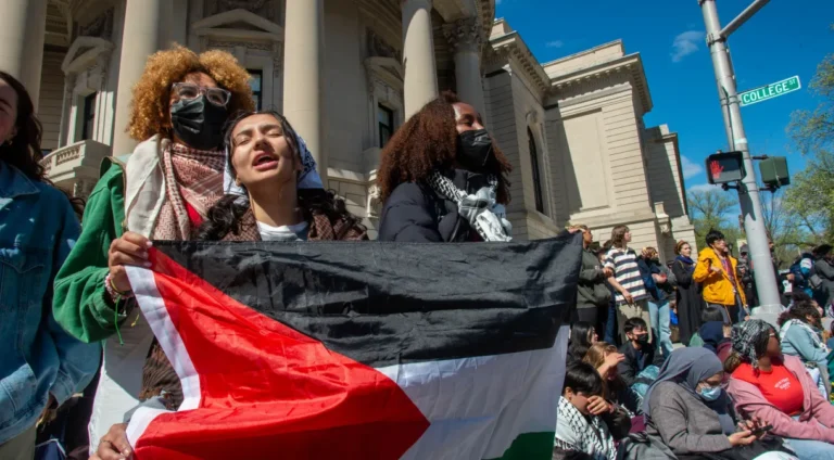 Em Los Angeles, protesto pró-Palestina deixa quase 100 presos