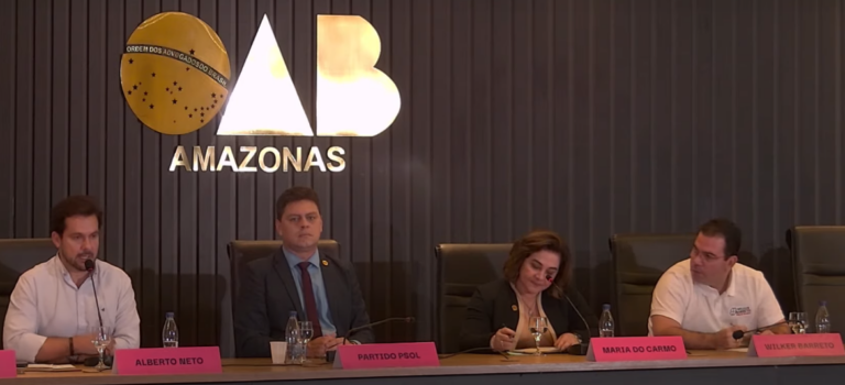 Pré-candidatos à Prefeitura de Manaus se enfrentam em primeiro debate