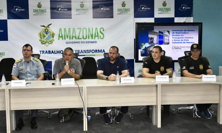 SSP-AM anuncia criação do Núcleo de Repressão a Roubos no Transporte Coletivo e Rotas do PIM