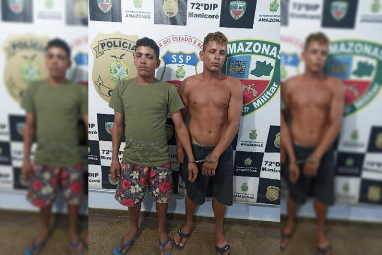 Irmãos são presos durante policiamento em Manicoré, no Amazonas