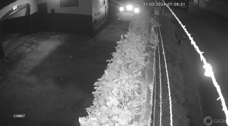 VÍDEO: Para evitar pagar conta de motel, motorista arrebenta portão e foge em Goiás