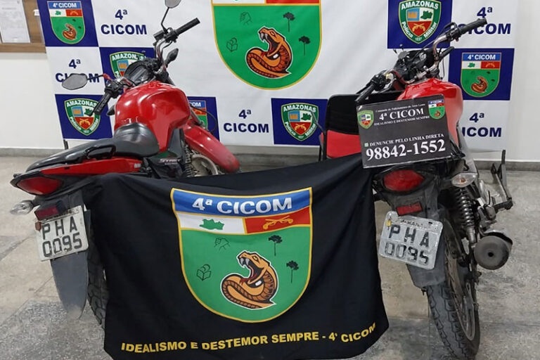 Em Manaus, adolescente é apreendido com duas motos clonadas