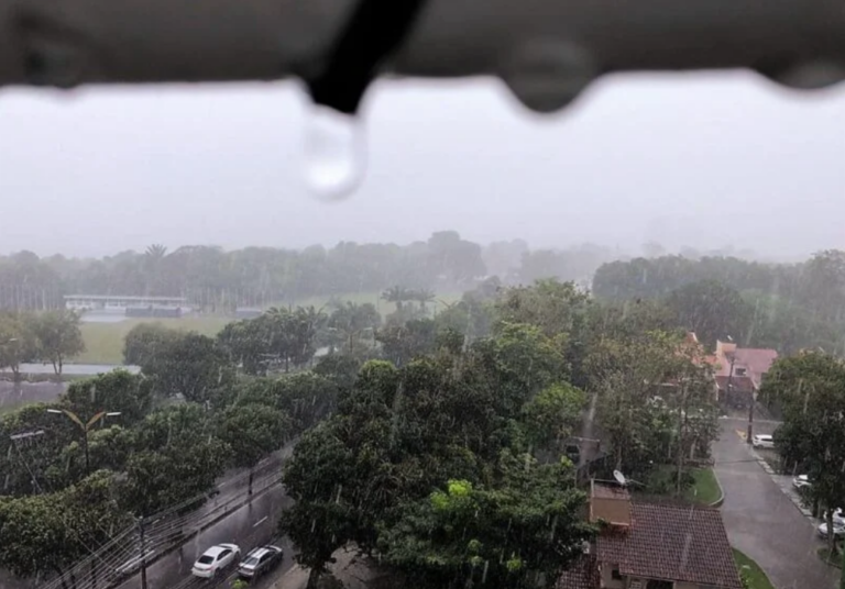 Defesa Civil emite alerta para fortes chuvas em Manaus