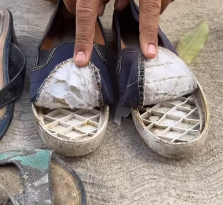 VÍDEO: Doações “precárias” de calçados estão sendo doados para vítimas do Rio Grande do Sul