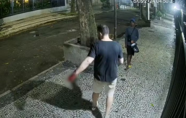 VÍDEO: Homem é perseguido e esfaqueado em rua de Botafogo, no RJ