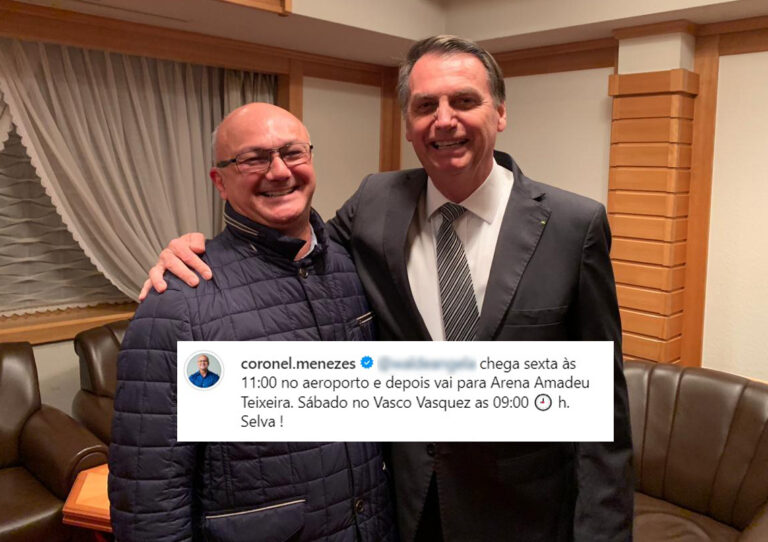 Coronel Menezes não estará em evento com participação de Bolsonaro, em Manaus