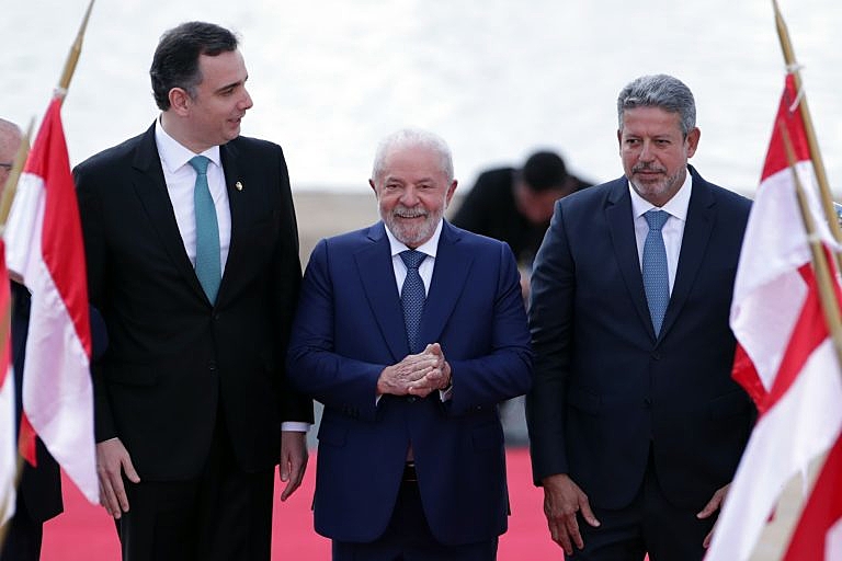 Pacheco, Lula e Lira