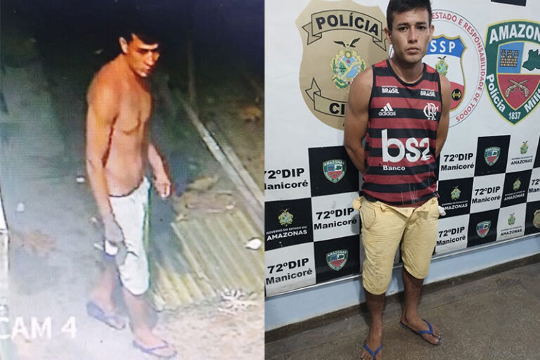 VÍDEO: Em Manicoré, jovem é preso após pular muro de delegacia para deixar drogas