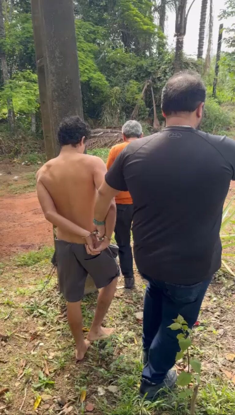 Homem é preso por matar o próprio tio a facadas, em Manacapuru, interior do Amazonas