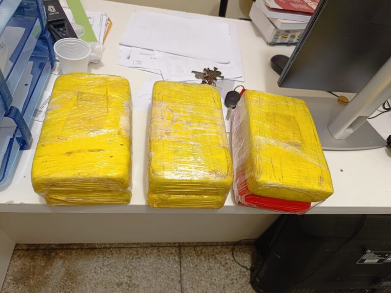 Em Uarini, cocaína avaliada em R$ 300 mil é apreendida pela PC-AM