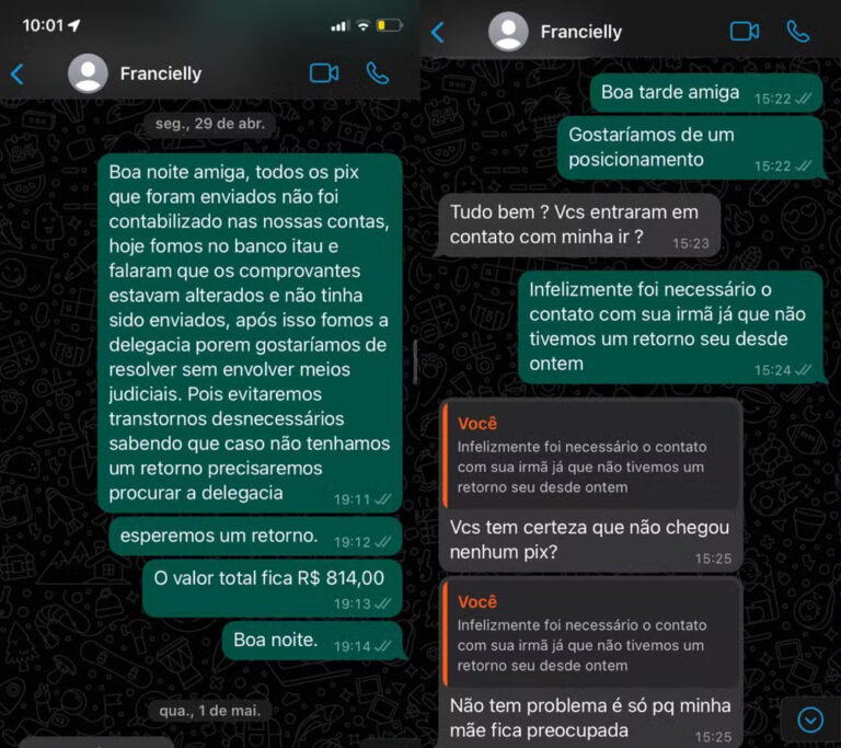 Em PE, mulher dá golpe em pizzaria com comprovantes falsos de Pix e finge que morreu ao ser cobrada