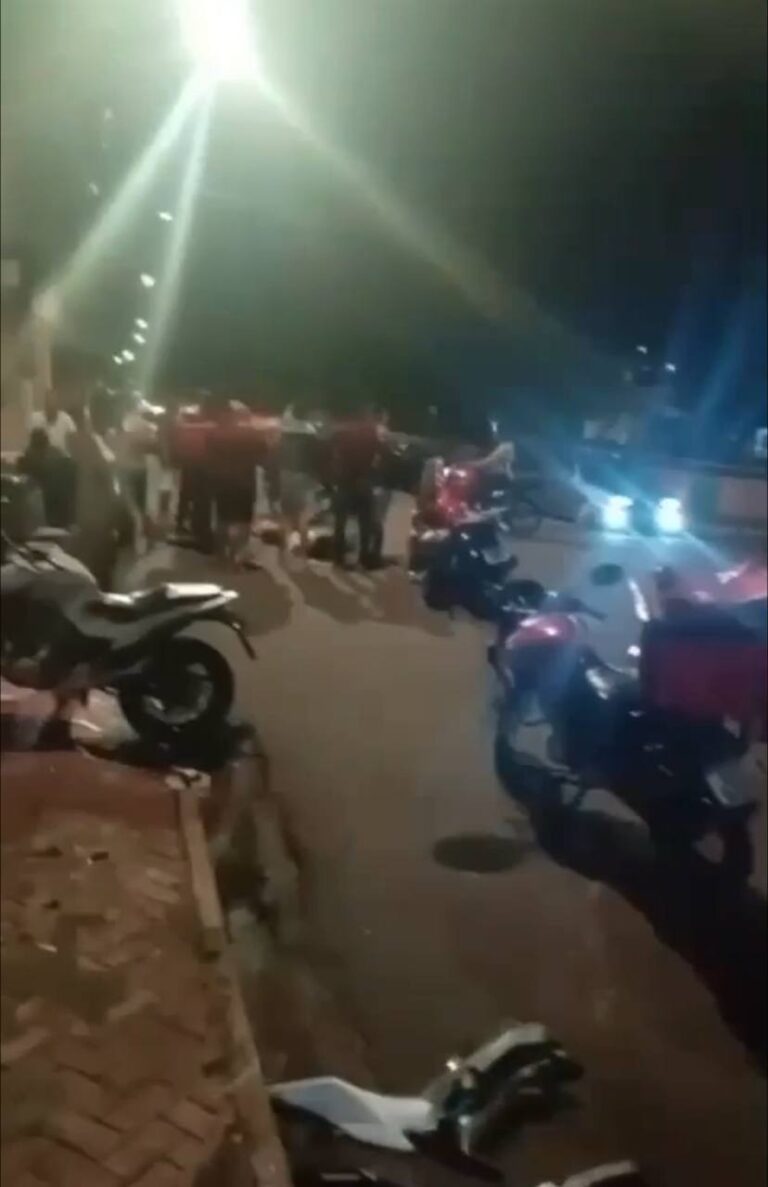 Os envolvidos no acidente estavam dirigindo motocicletas no modelo CB Twister